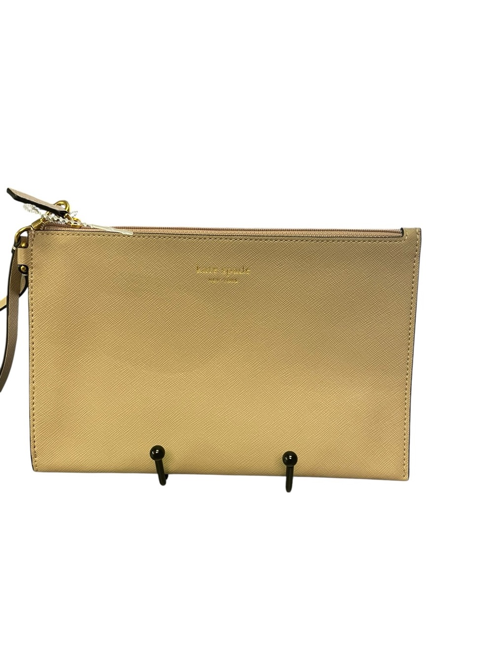 kate spade Metallic Gold Wristlet Clutch